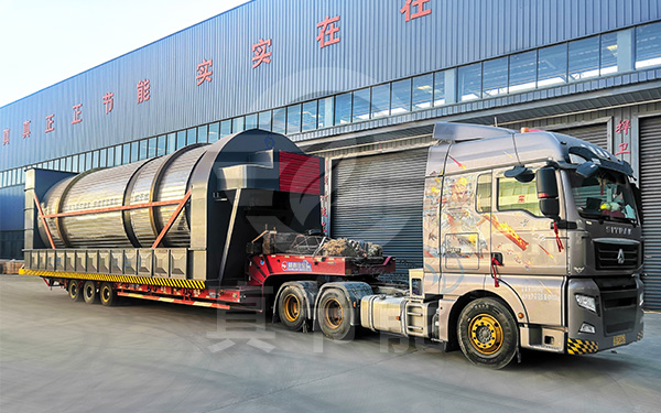 薯渣烘干設(shè)備發(fā)貨現(xiàn)場