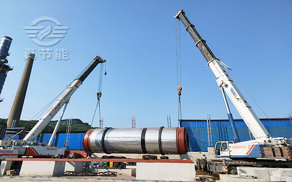 木薯渣烘干設(shè)備吊裝現(xiàn)場 木薯渣烘干設(shè)備吊裝現(xiàn)場